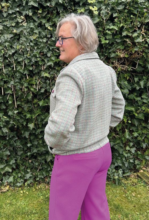 A147 Tweed Bomber jack - Afbeelding 3