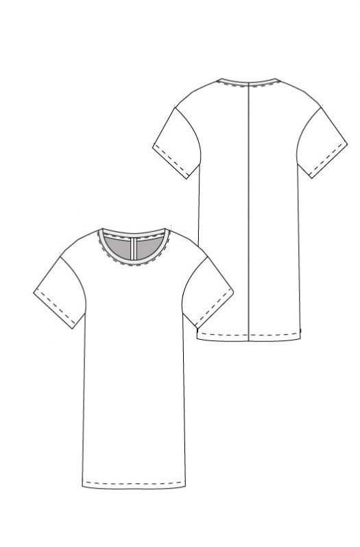 A050 T-shirtjurk - Afbeelding 3