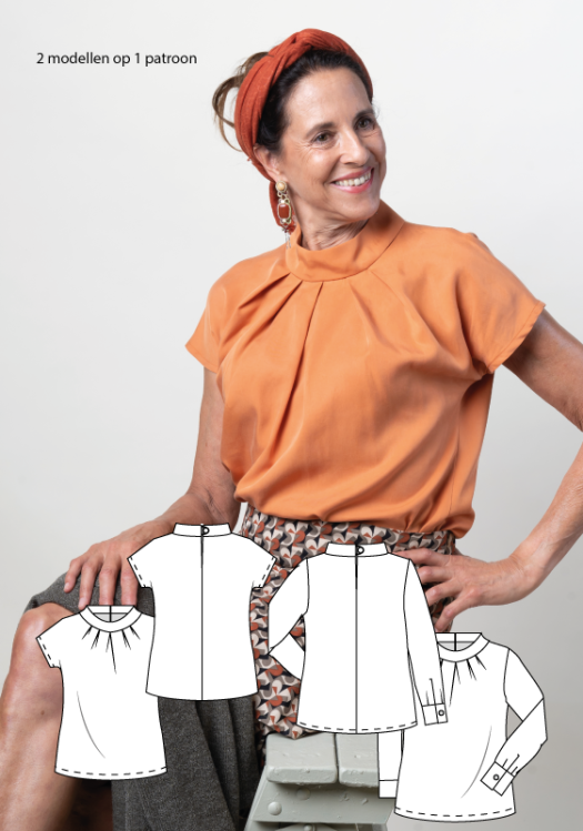 A083 Annelie (2 blouses) - Afbeelding 2