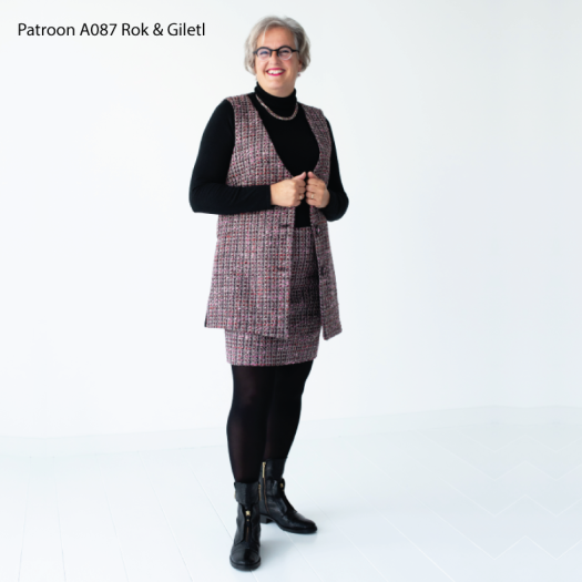 Bernadette (roze tweed) - Afbeelding 2