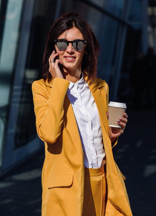 A094 oversized damespak (Colbert en Broek) - Afbeelding 2