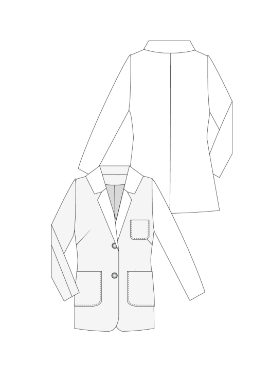 A099 Easy XL blazer - Afbeelding 3