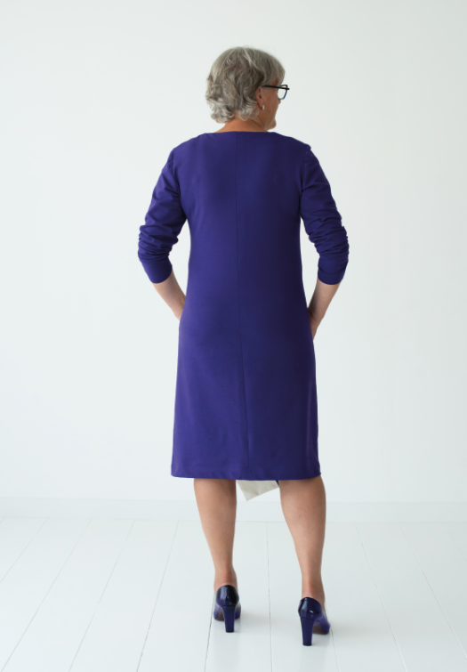 Ä101 Color Blocking Dress "Roos" - Afbeelding 2