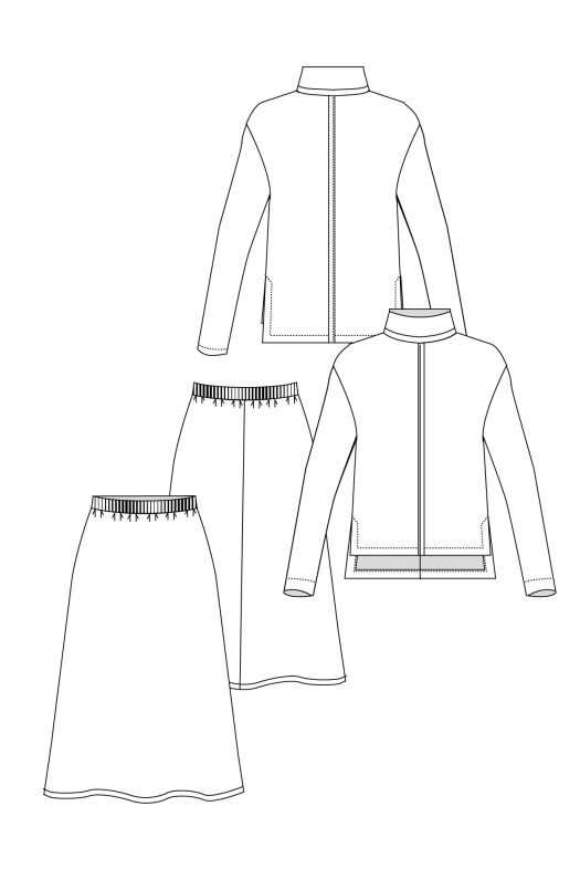 A141 Lara (Co-ord set rok en trui) - Afbeelding 4