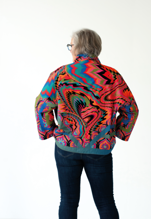 A154 Quilted Kimono jasje - Afbeelding 2